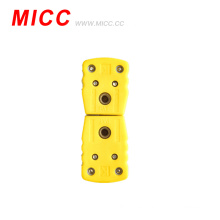 MICC amarillos 2 pasadores planos tipo k mini conectores y conectores de termopar